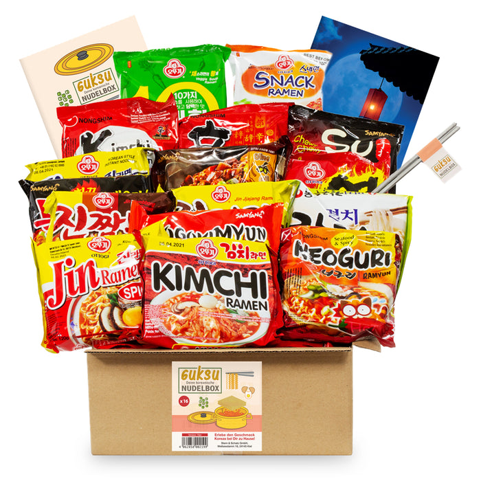 Guksu - Deine koreanische Nudelbox 16er Pack