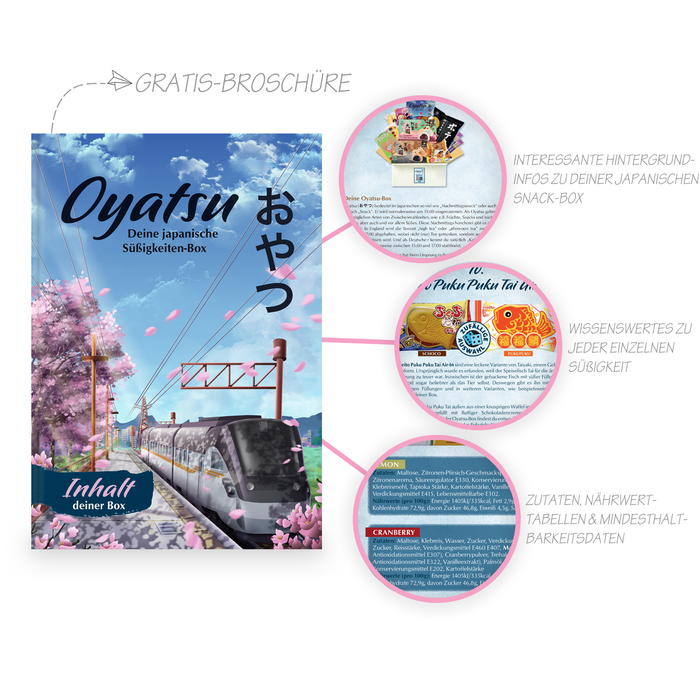 Oyatsu: scatola a sorpresa con dolci giapponesi